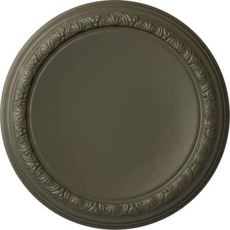 Ekena Millwork Carlsbad Ceiling Medallion (Fits Canopies up to 14 1/4"), 19 1/2"OD x 1 3/4"P, Witch Hazel CM19CAWHF